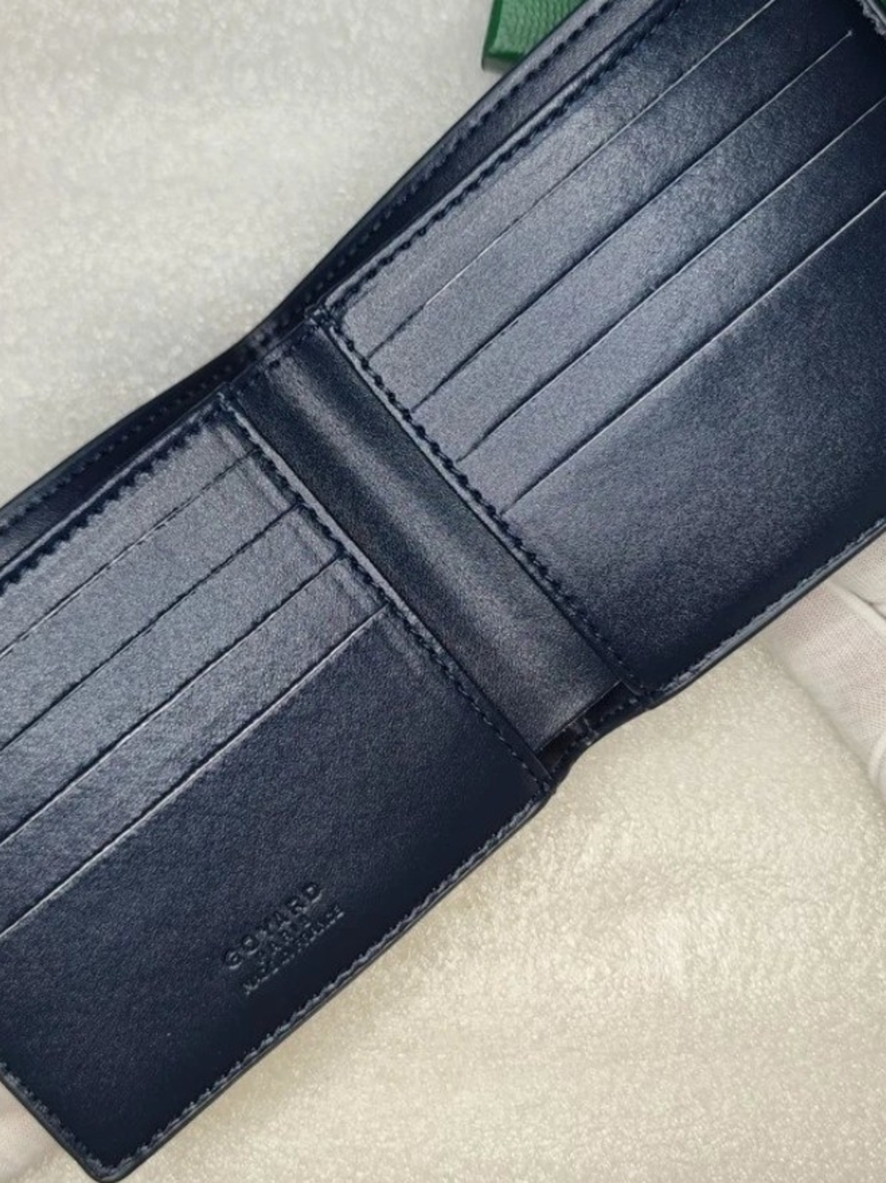 Goyard Men's Card Holder in Navy Brown - Picture 2 of 8